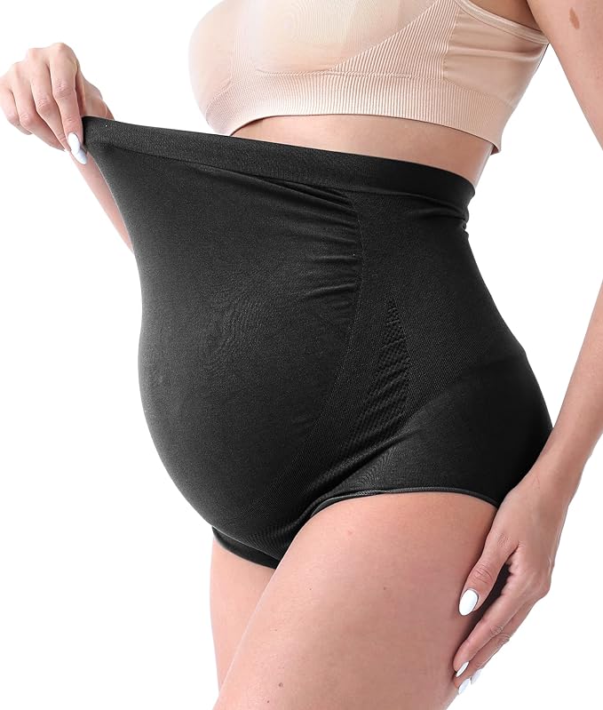 Women's Maternity High Waist Underwear Pregnancy Seamless Soft Hipster –  Dr. Shape