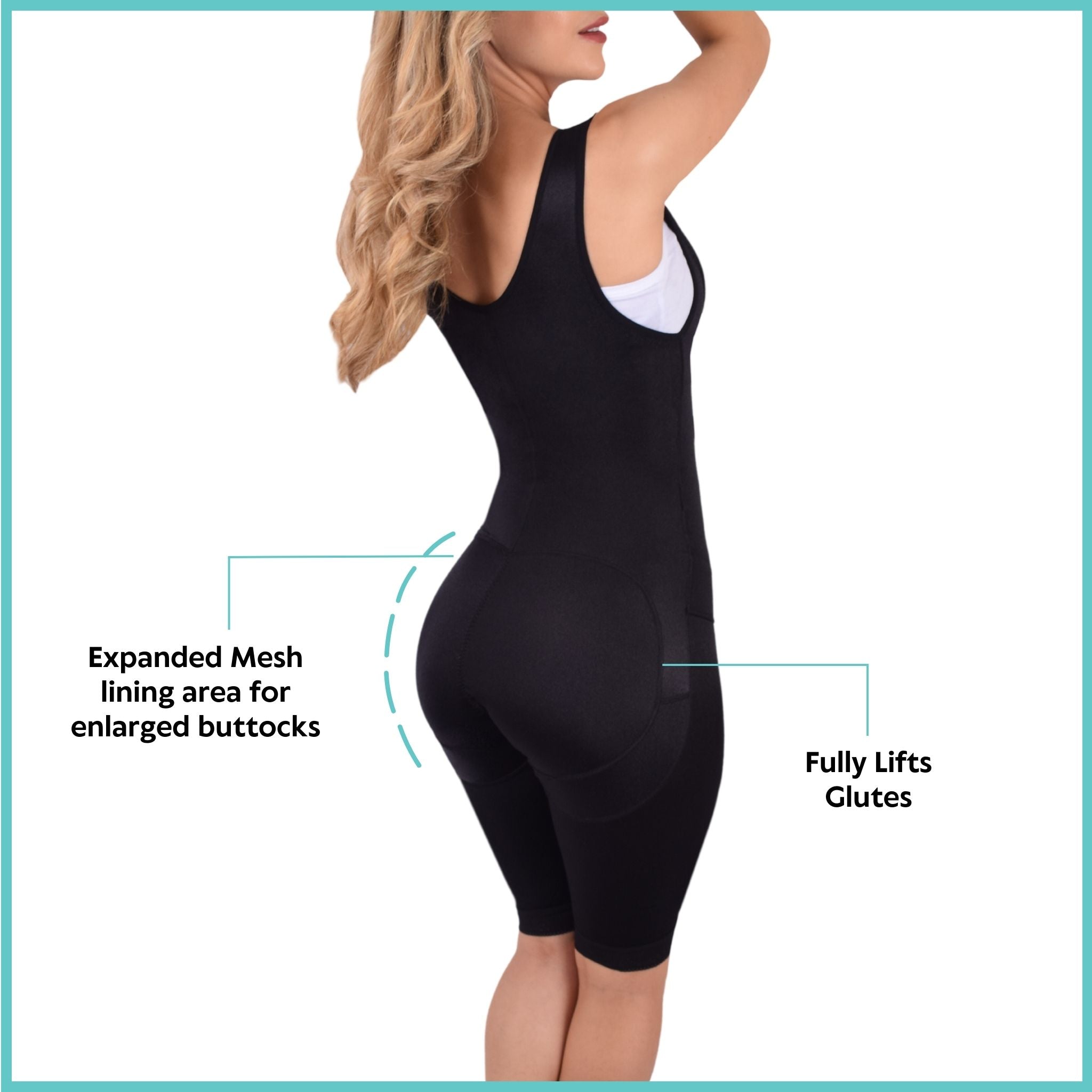 ABDOMINAL - BBL POST-SURGICAL COMPRESSION GARMENT WITH EXTENDED BACK  (SHORT) LP-167 - WeCare Medical, Surgical Equipment & Instruments Trading -  Dubai, UAE