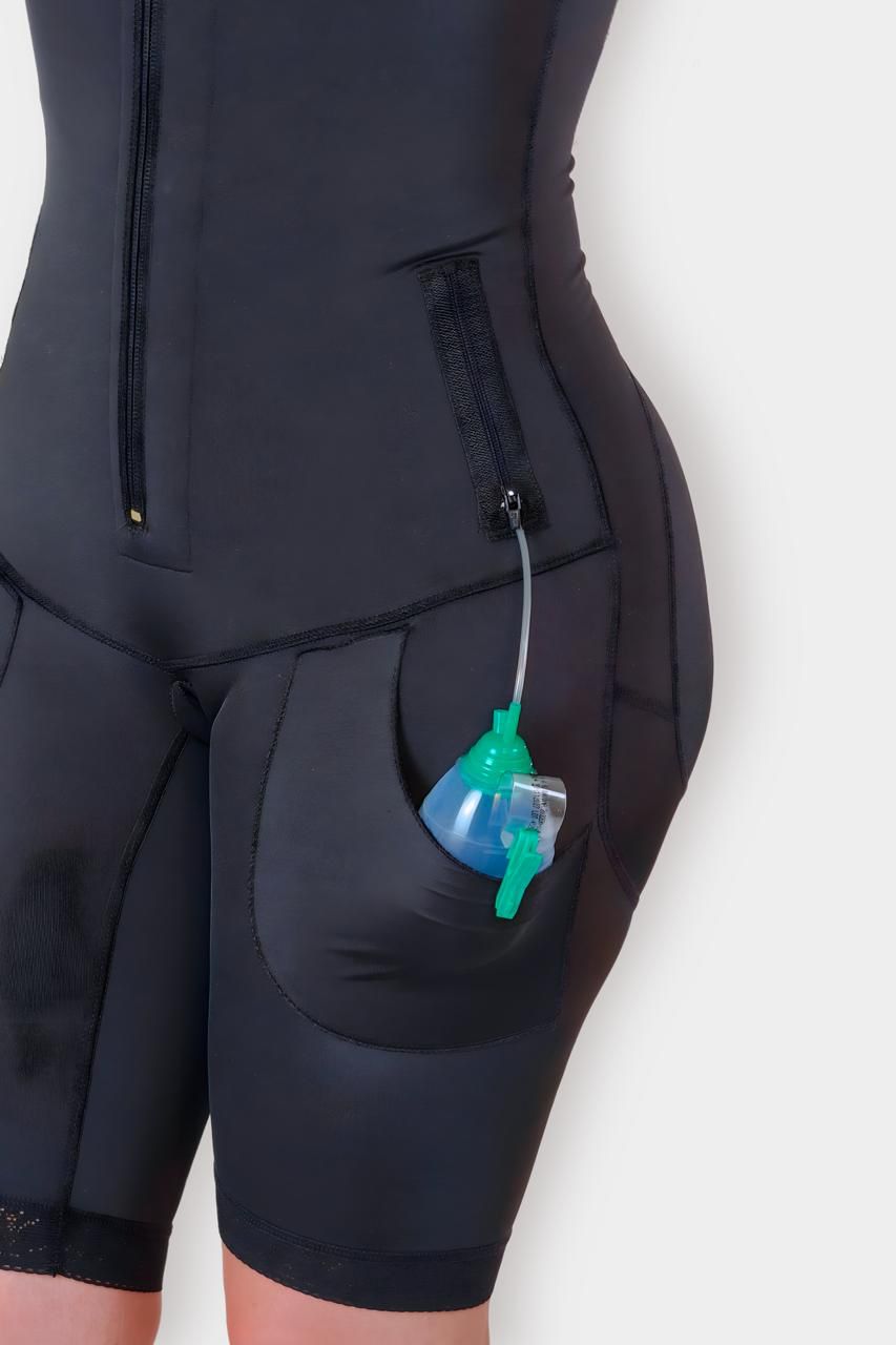 Tummy Tuck Stage 1 Compression Garment with Drain